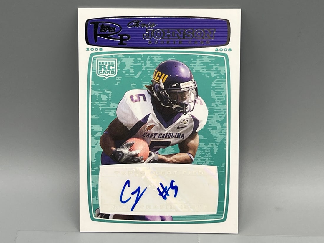 2008 Topps Chris Johnson Rookie Auto #605/999 (1 of 2)