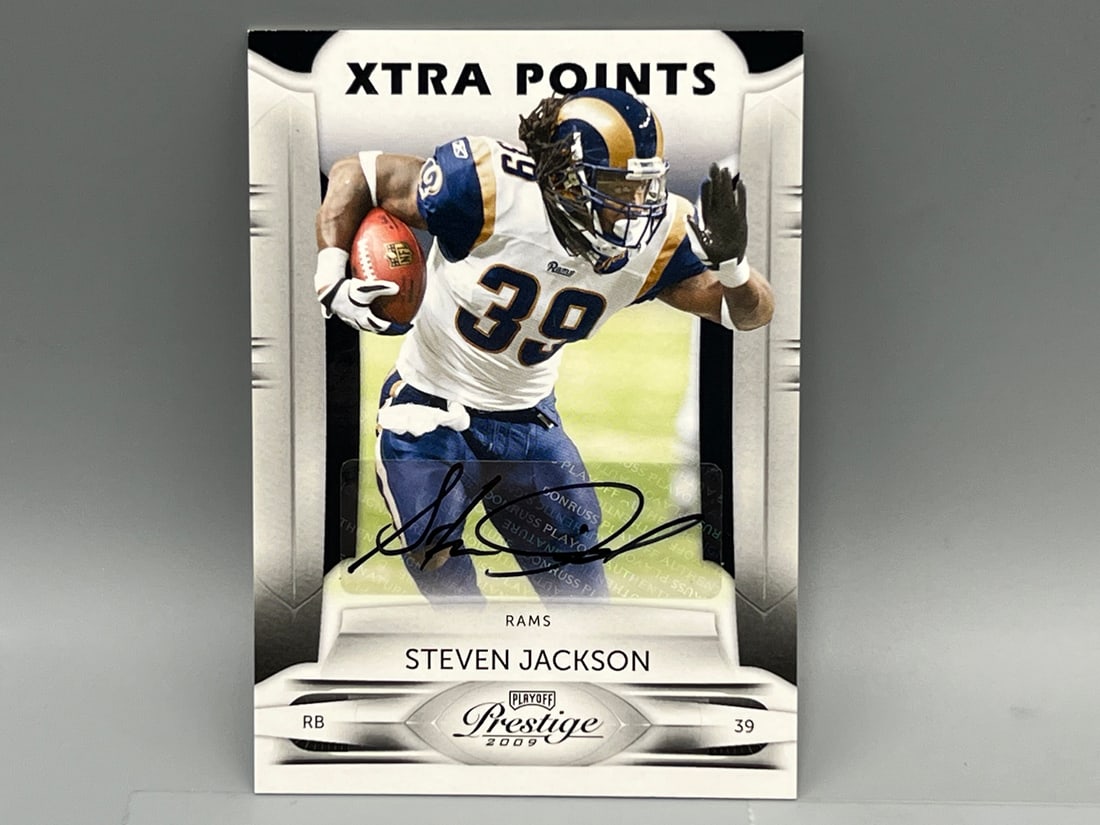 2009 Playoff Prestige Steve Jackson Xtra Points Auto #15/25 (1 of 2)