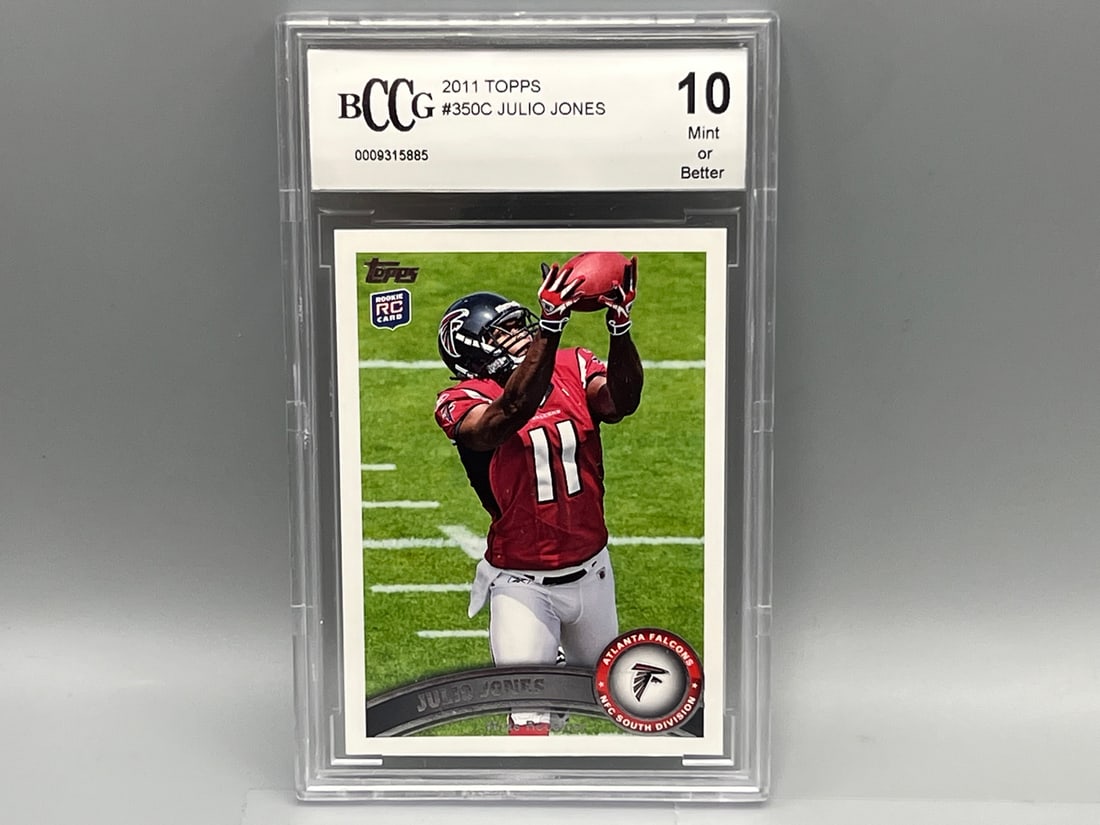 2011 Topps Julio Jones RC #350C BCCG Mint or Better 10 (1 of 2)