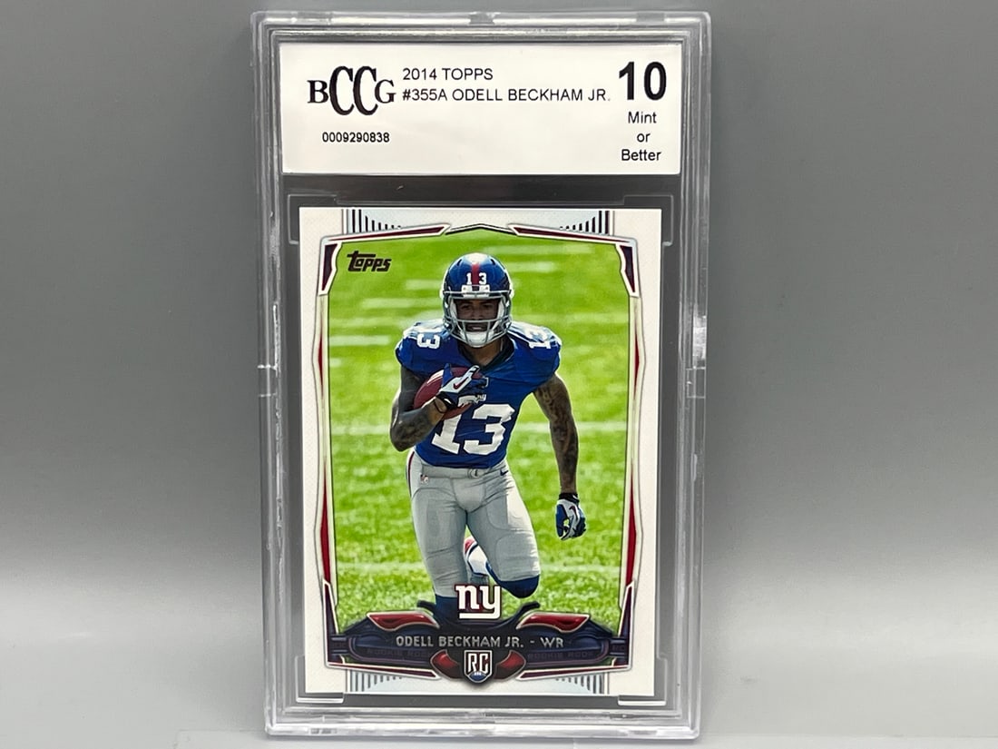 2014 Topps Odell Beckham Jr. RC #355A BCCG Mint or Better 10 (1 of 2)