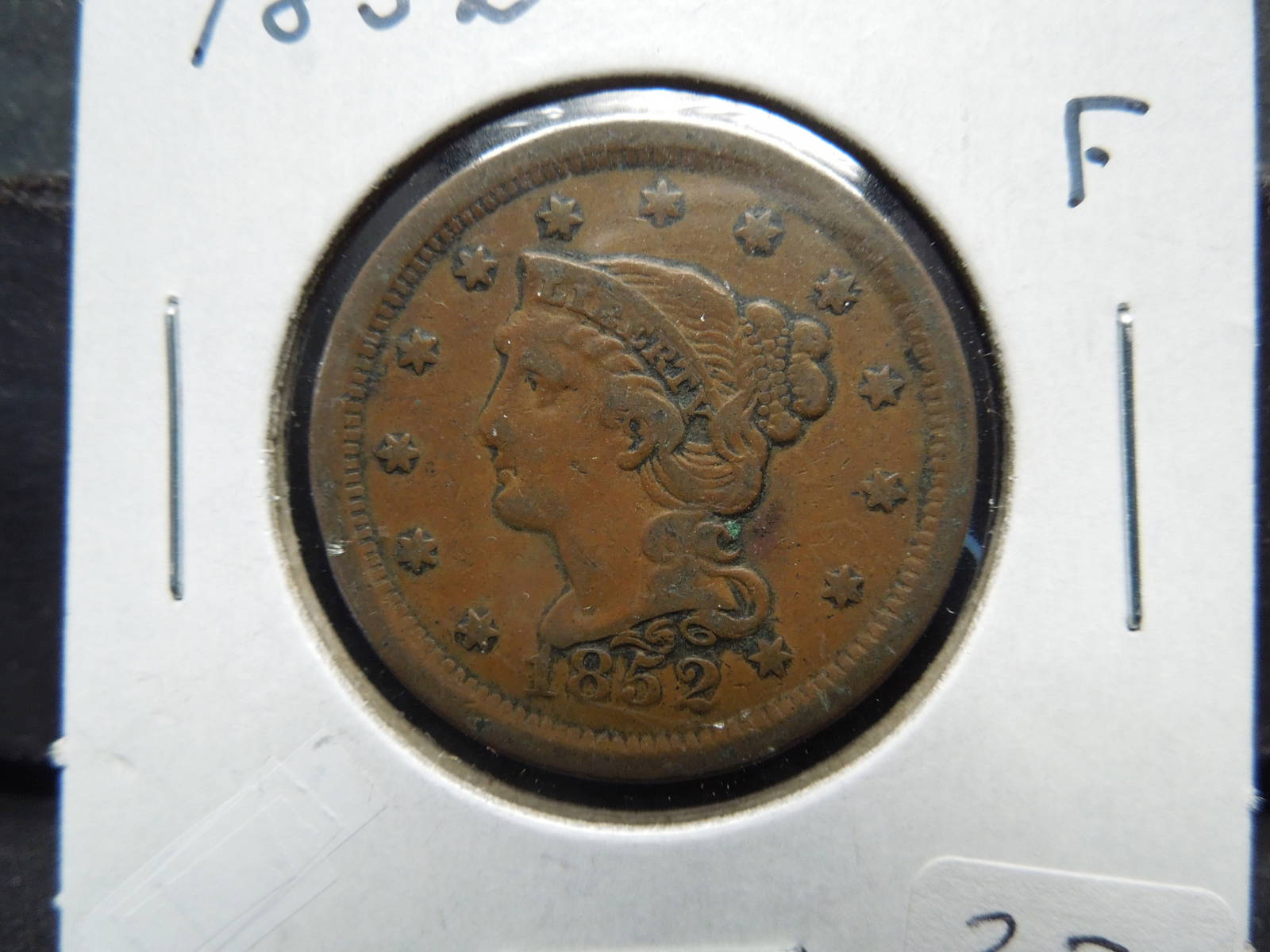 1852 Large Cent Auction