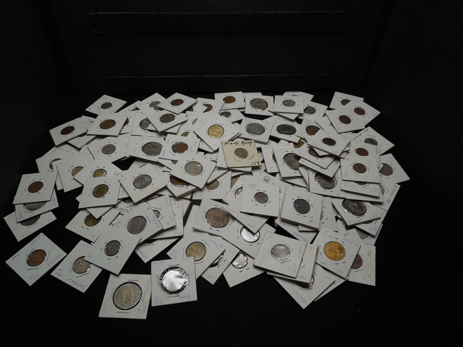 Huge Lot of Carded Foreign Coins (1 of 14)