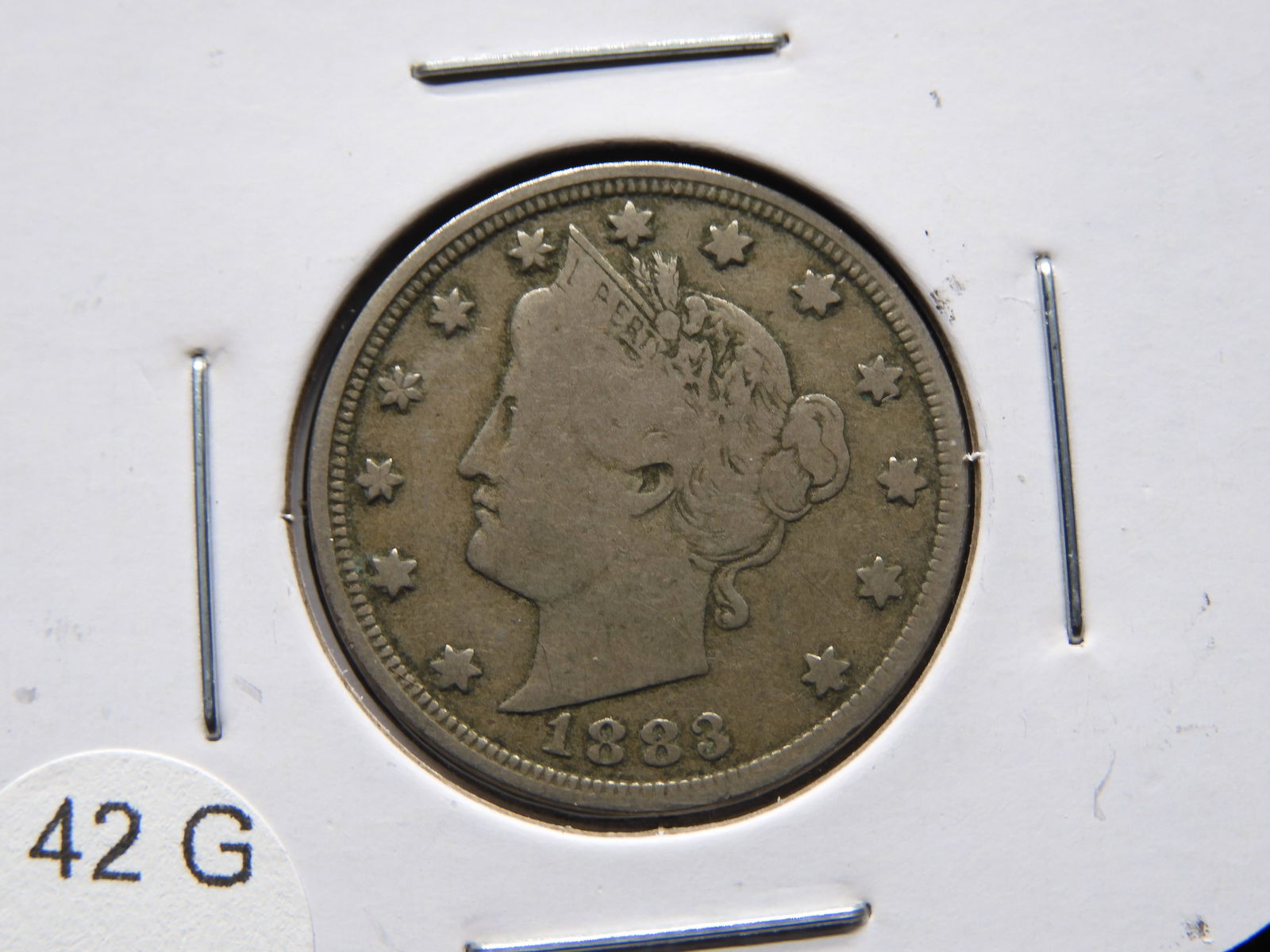 RARE 1883 WITH Cents Liberty Head V Nickel. FULL LIBERTY (1 of 3)