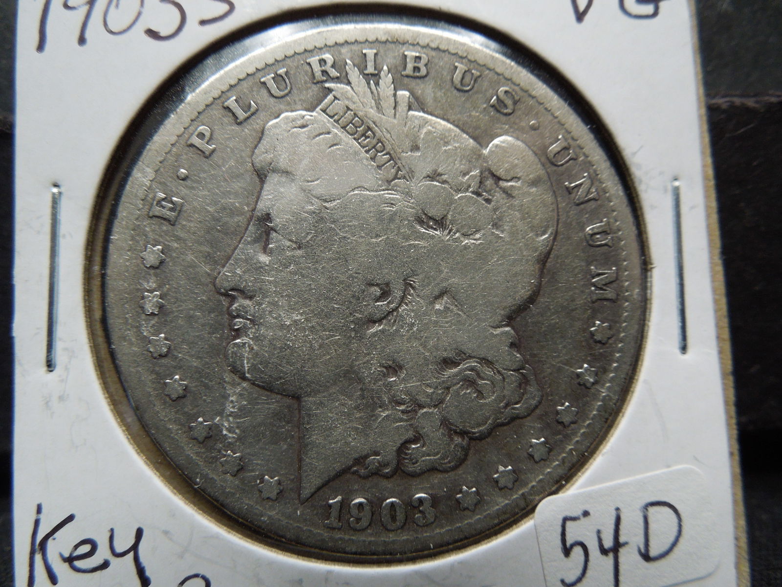 1903 S MORGAN DOLLAR KEY DATE VG (1 of 3)
