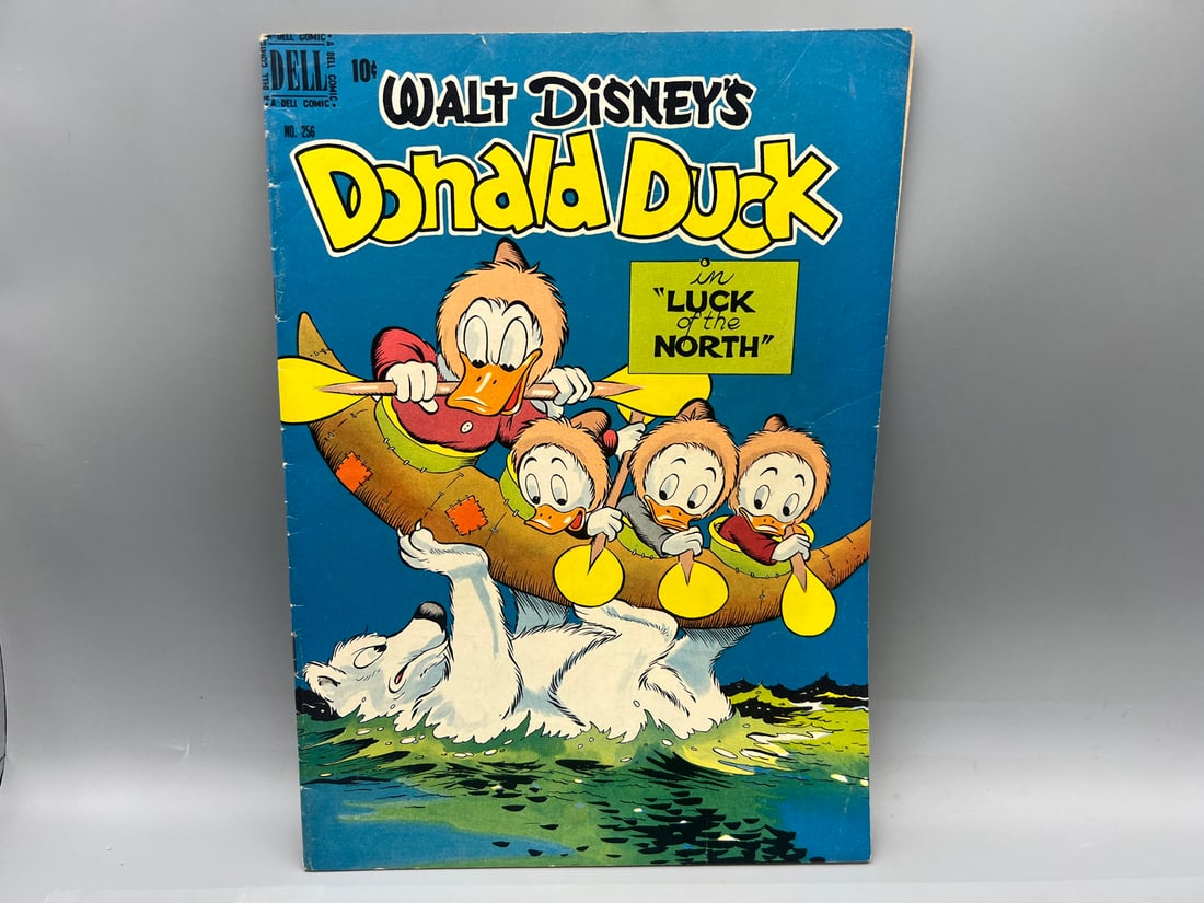 Dell Four Color Walt Disney's Donald Duck #256 - Barks - Luck of The North - Key Issue: Dell Four Color Walt Disney's Donald Duck #256 - Barks - Luck of The North - Key Issue