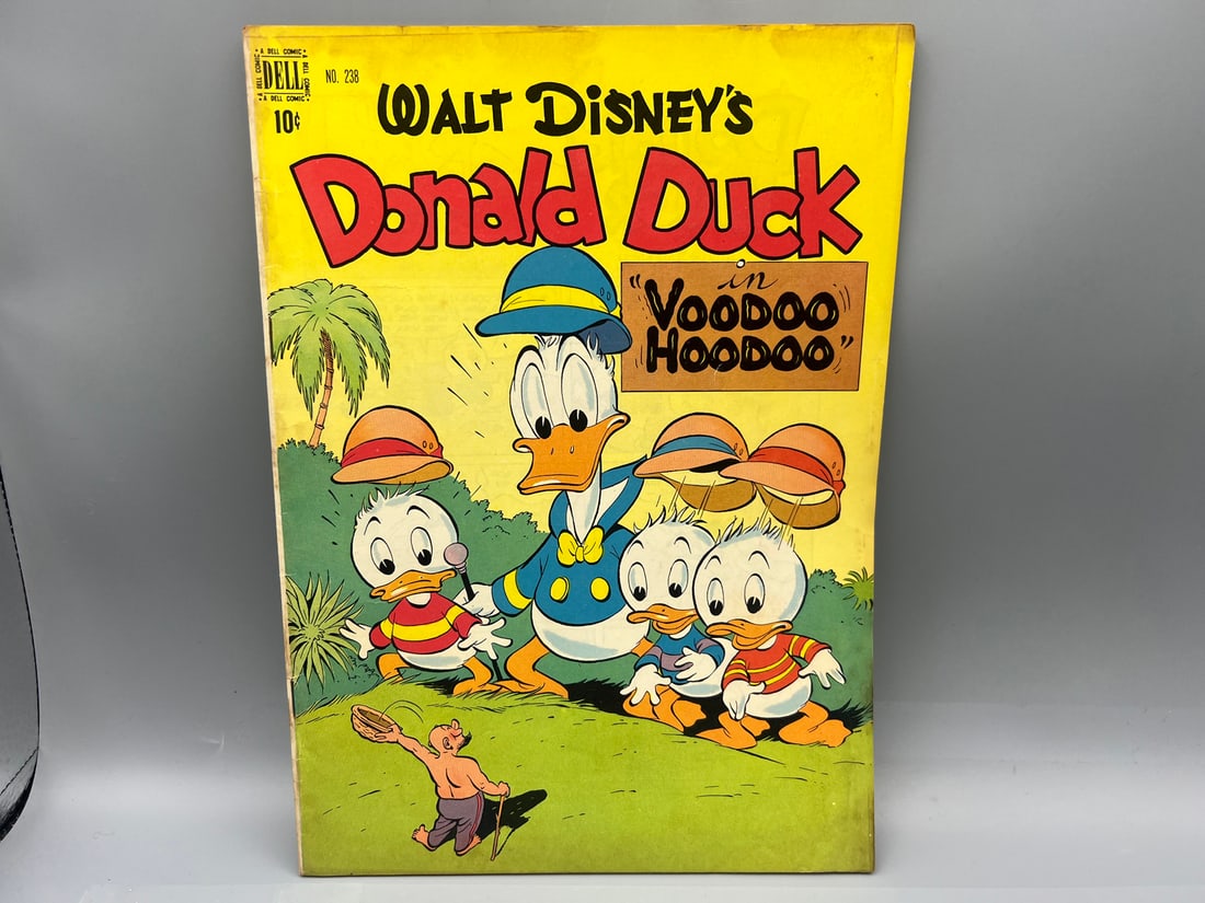 Dell Four Color Walt Disney's Donald Duck #238 Rare Double Cover - Barks - Voodoo Hoodoo - Key Issue (1 of 4)