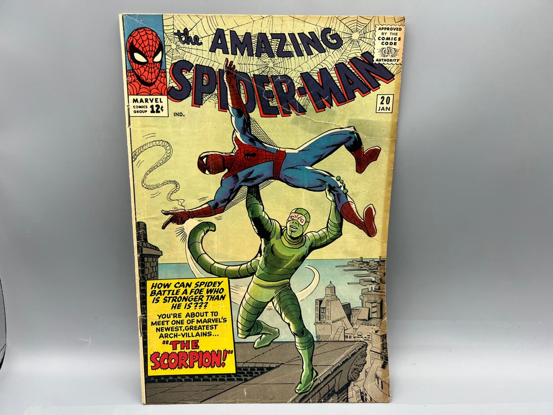 The Amazing Spider-Man #20 - 1st app of the Scorpion - Marvel Comics (1 of 4)