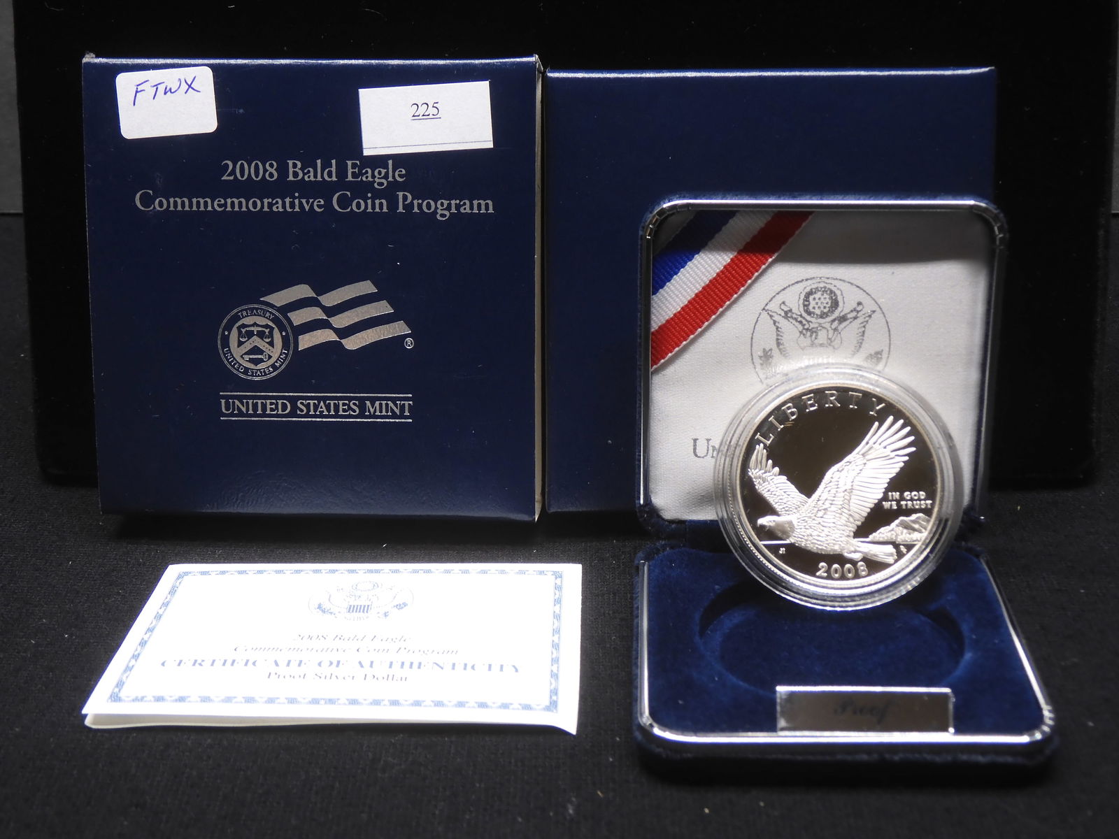 2008-P Bald Eagle Proof Silver Dollar - OGP (1 of 4)