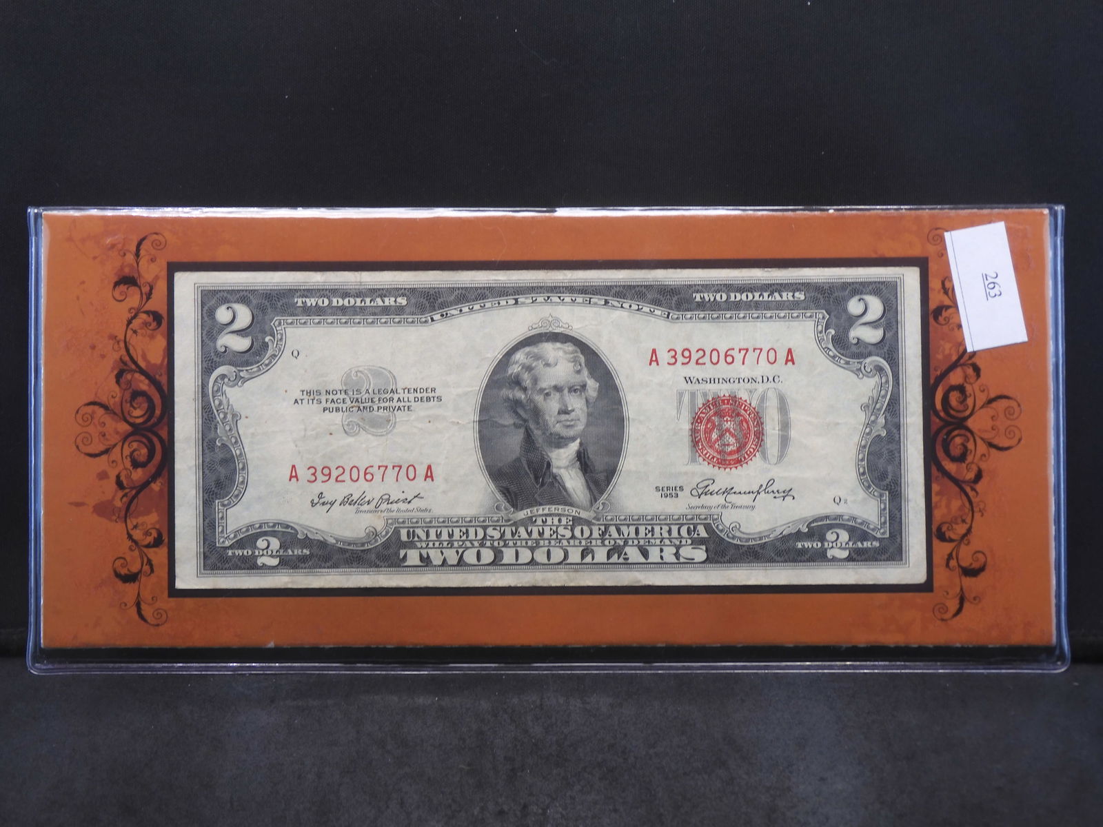 1953 $2.00 RED SEAL Note w/ History! (1 of 4)