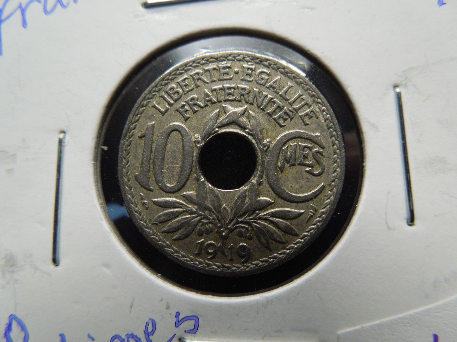 1919 French 10 Centimes coin (1 of 3)