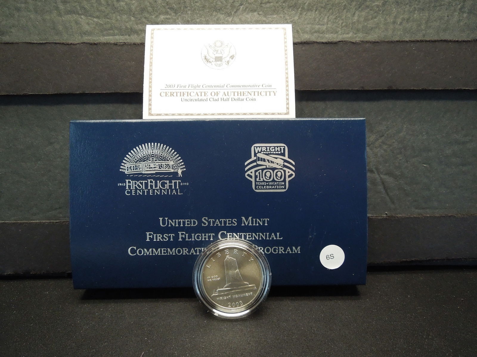 2003-P First Flight Commemorative Uncirculated Clad Half Dollar OGP (1 of 4)