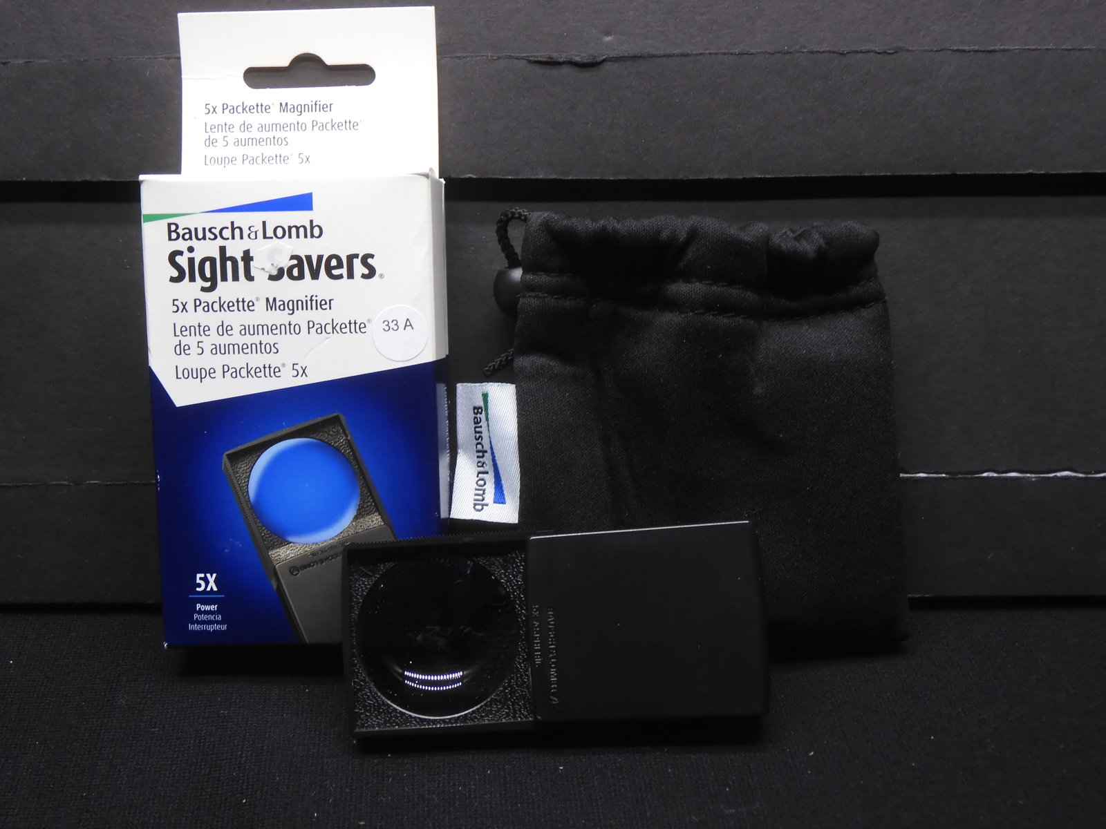 Bausch & Lomb 5 X Packette Magnifier. Brand new in box. The mag used by the pros to grade.: Bausch & Lomb 5 X Packette Magnifier. Brand new in box. The mag used by the pros to grade.