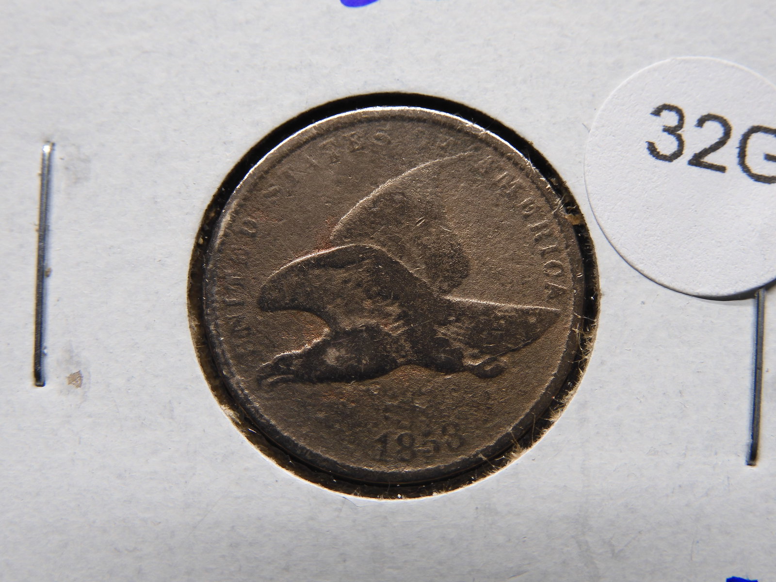 1858 Small Letters Flying Eagle Cent. (1 of 3)