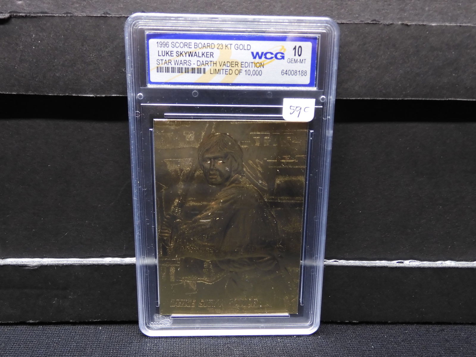 Star Wars, LUKE SKYWALKER-23KT Gold, Sealed, Darth Vader Edition, limited to 10K mintage (1 of 4)