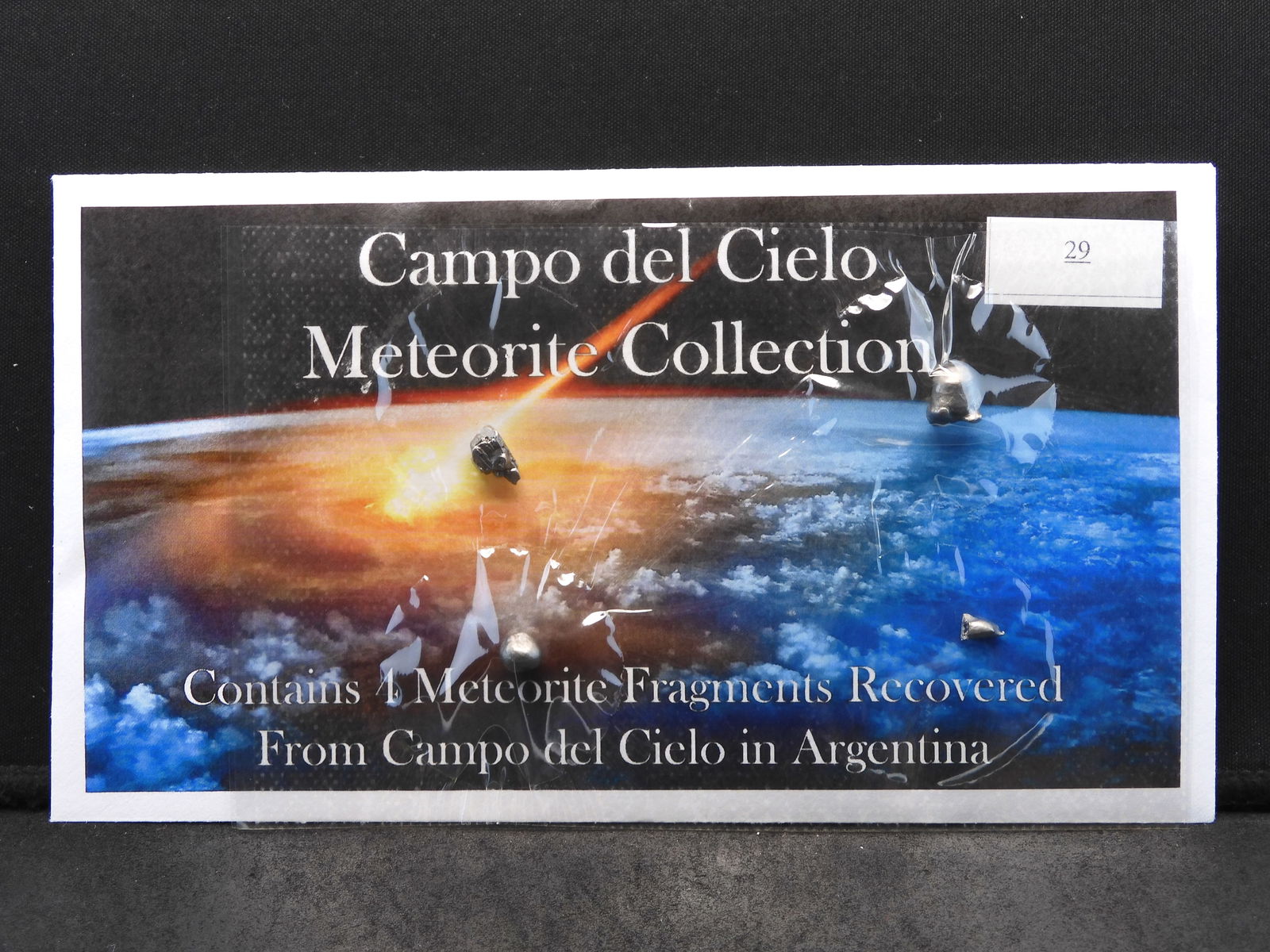 Campo del Cielo Meteorite Collection - 4 Fragments (1 of 9)