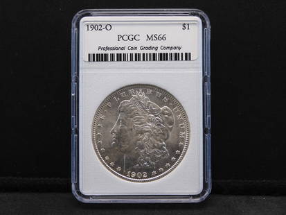 1902-O Morgan Silver Dollar - MS66 Slabbed: 1902-O Morgan Silver Dollar - MS66 Slabbed