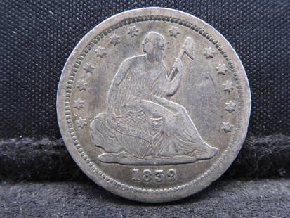 1839 ND Seated Liberty Quarter - Semi-Key Date: 1839 ND Seated Liberty Quarter - Semi-Key Date