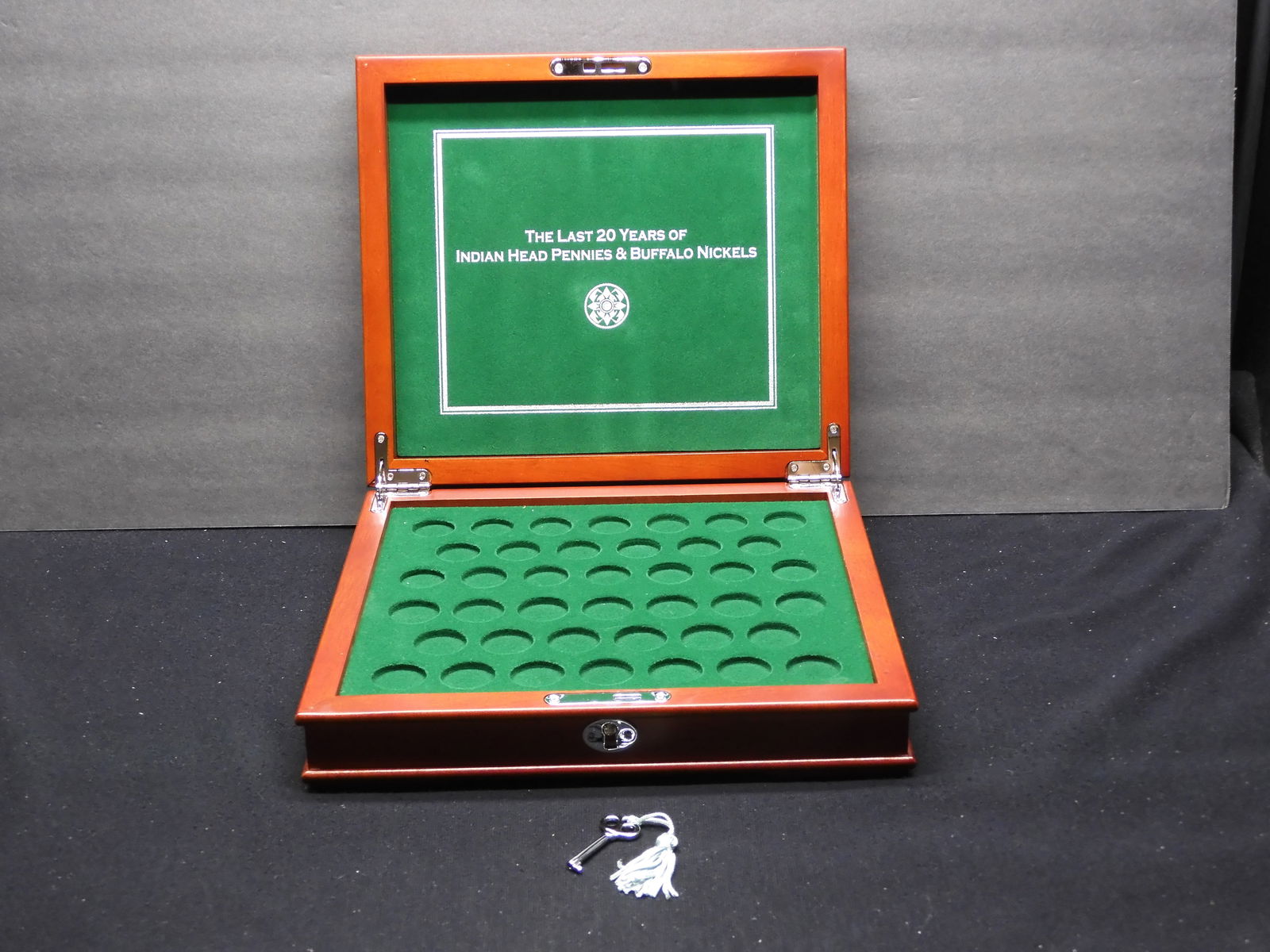 EMPTY Wooden Case w/ Key (1 of 3)