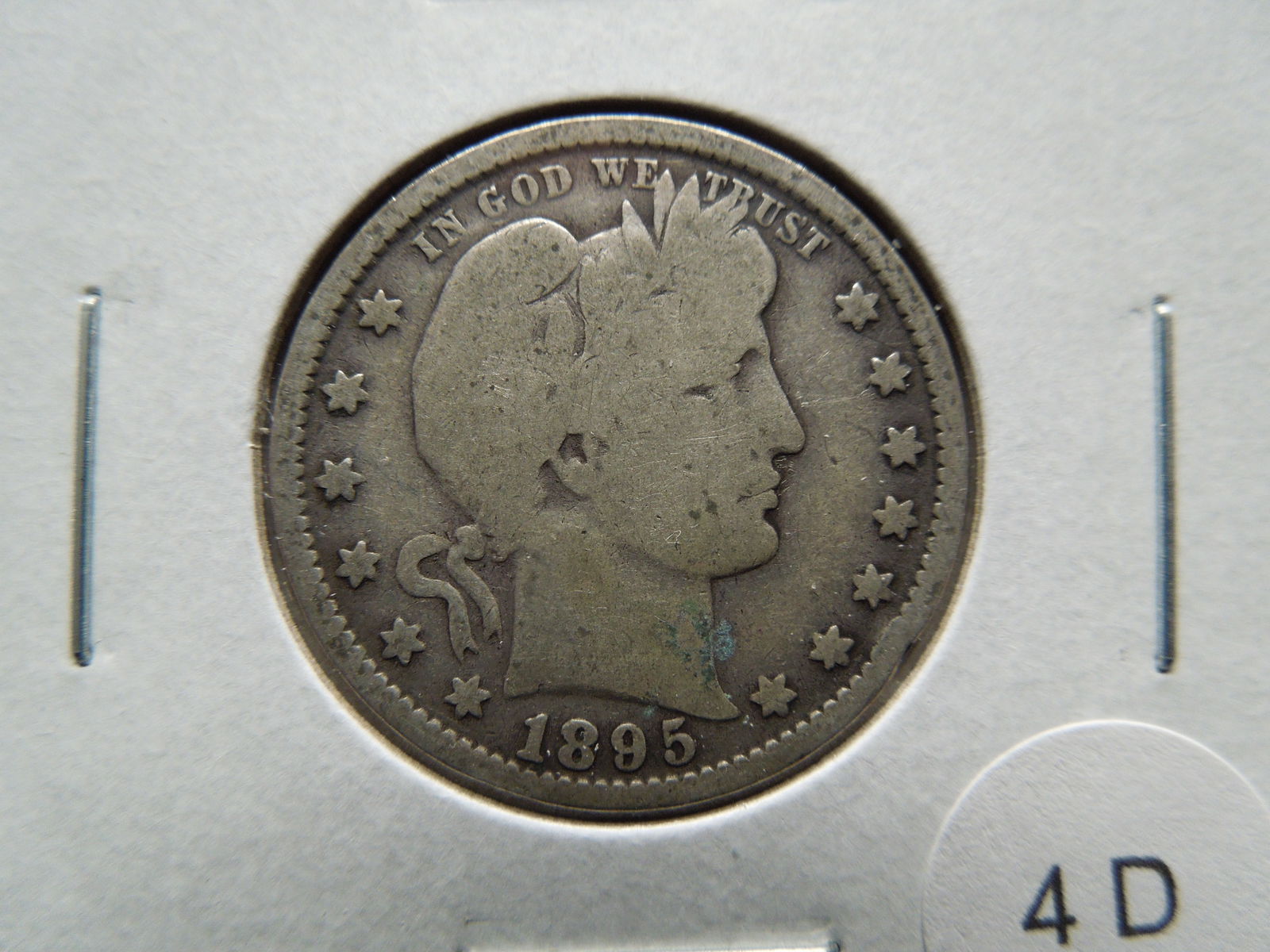 1895 Barber Quarter. (1 of 3)