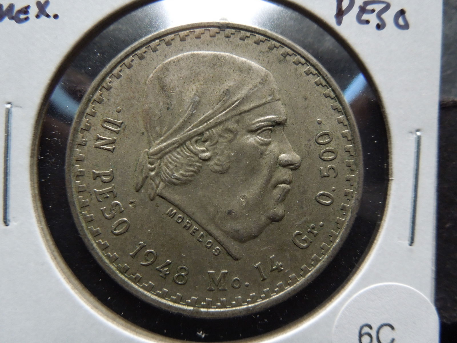 1948 Mexico Silver Peso. (1 of 3)