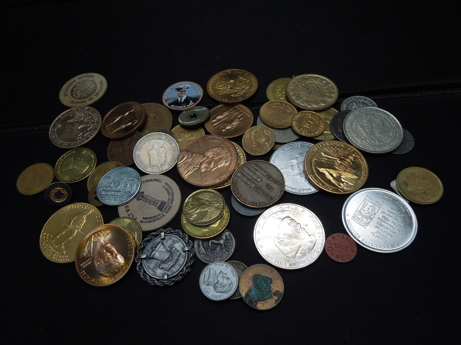 1+ Pounds Mixed Tokens/Medals, Etc. (1 of 6)