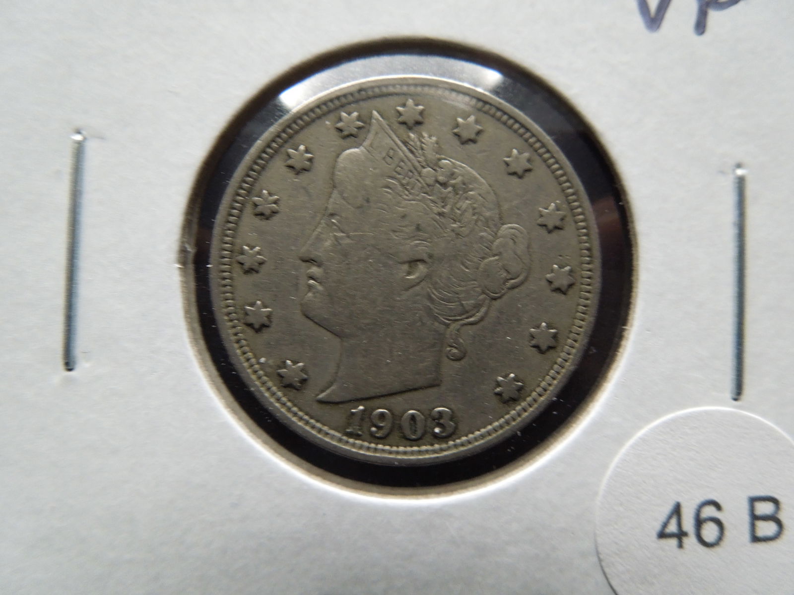 1903 Liberty "V" Nickel. VF. (1 of 3)
