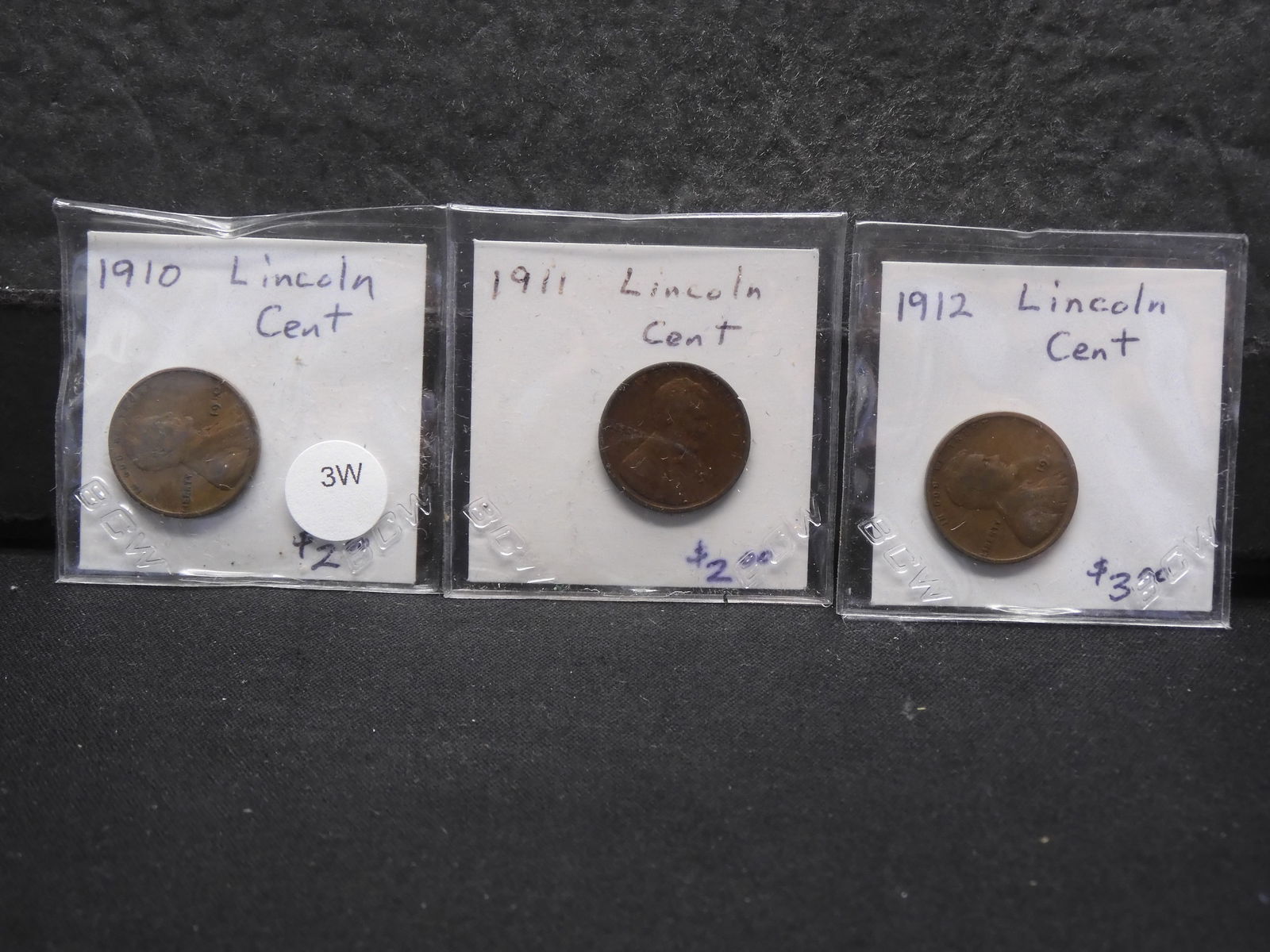 1910-1912 Lincoln Wheat Cents (1 of 3)
