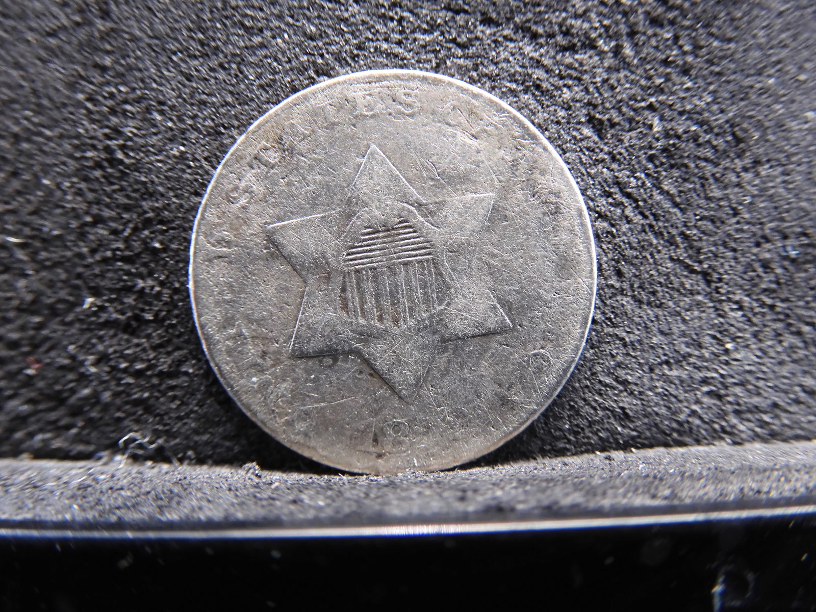 1852 Three 3 Cent Silver (1 of 2)