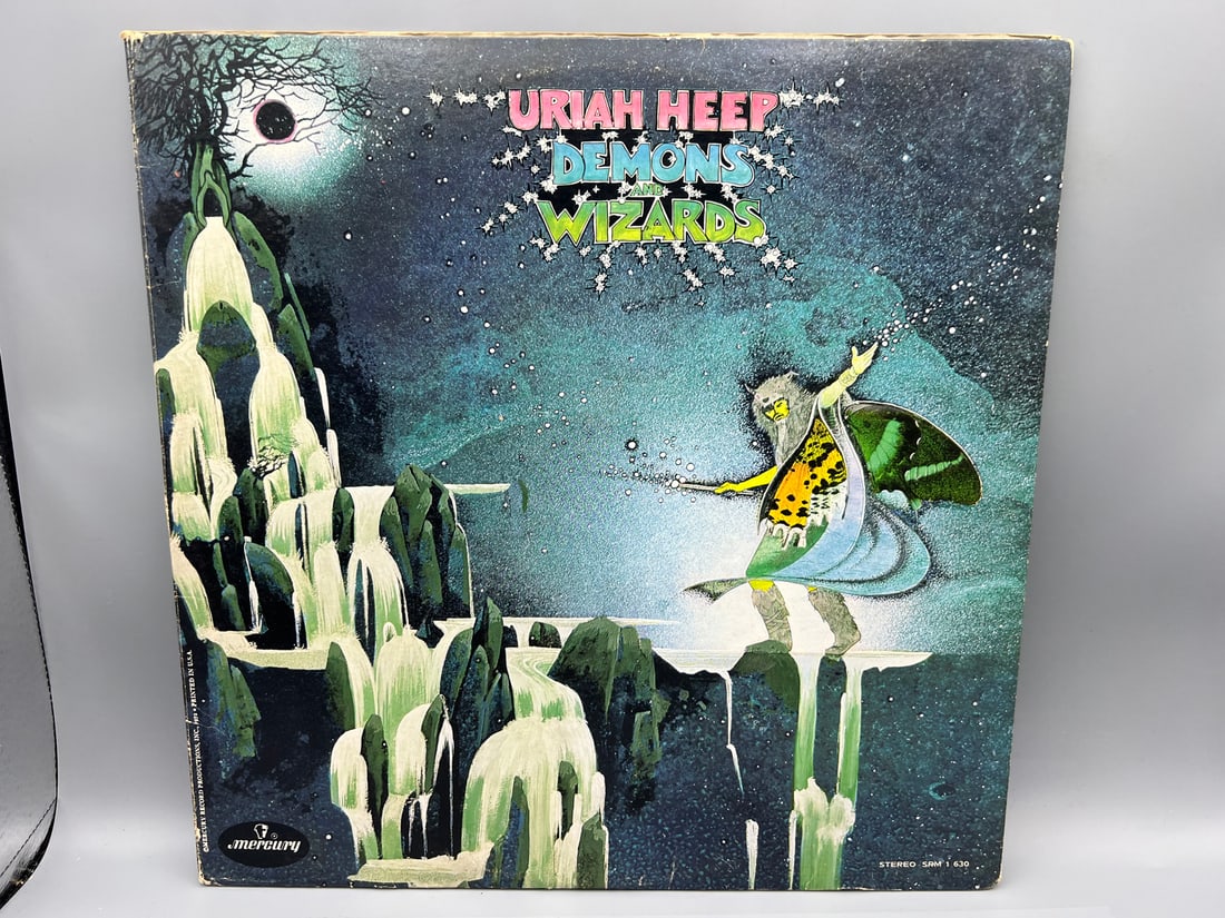 1972 Uriah Heep Demons And Wizards Vinyl Album (1 of 8)
