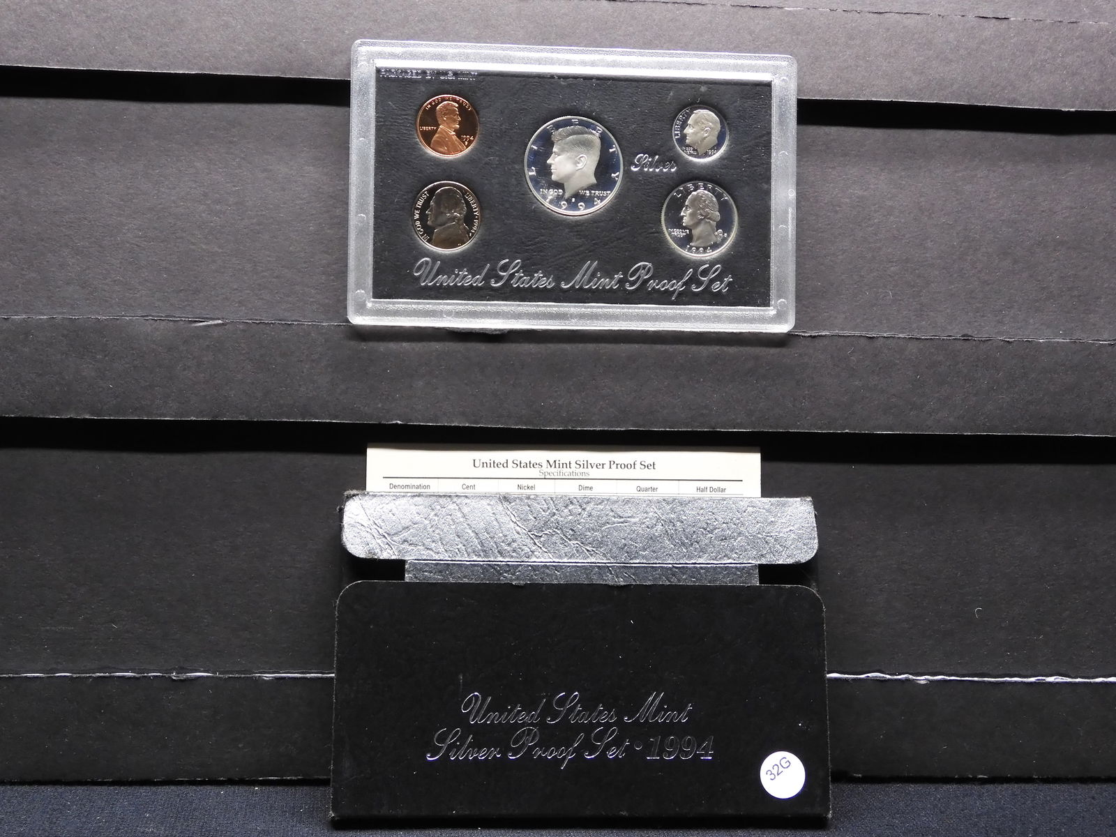 1994 S US Mint SILVER Proof Set (1 of 4)