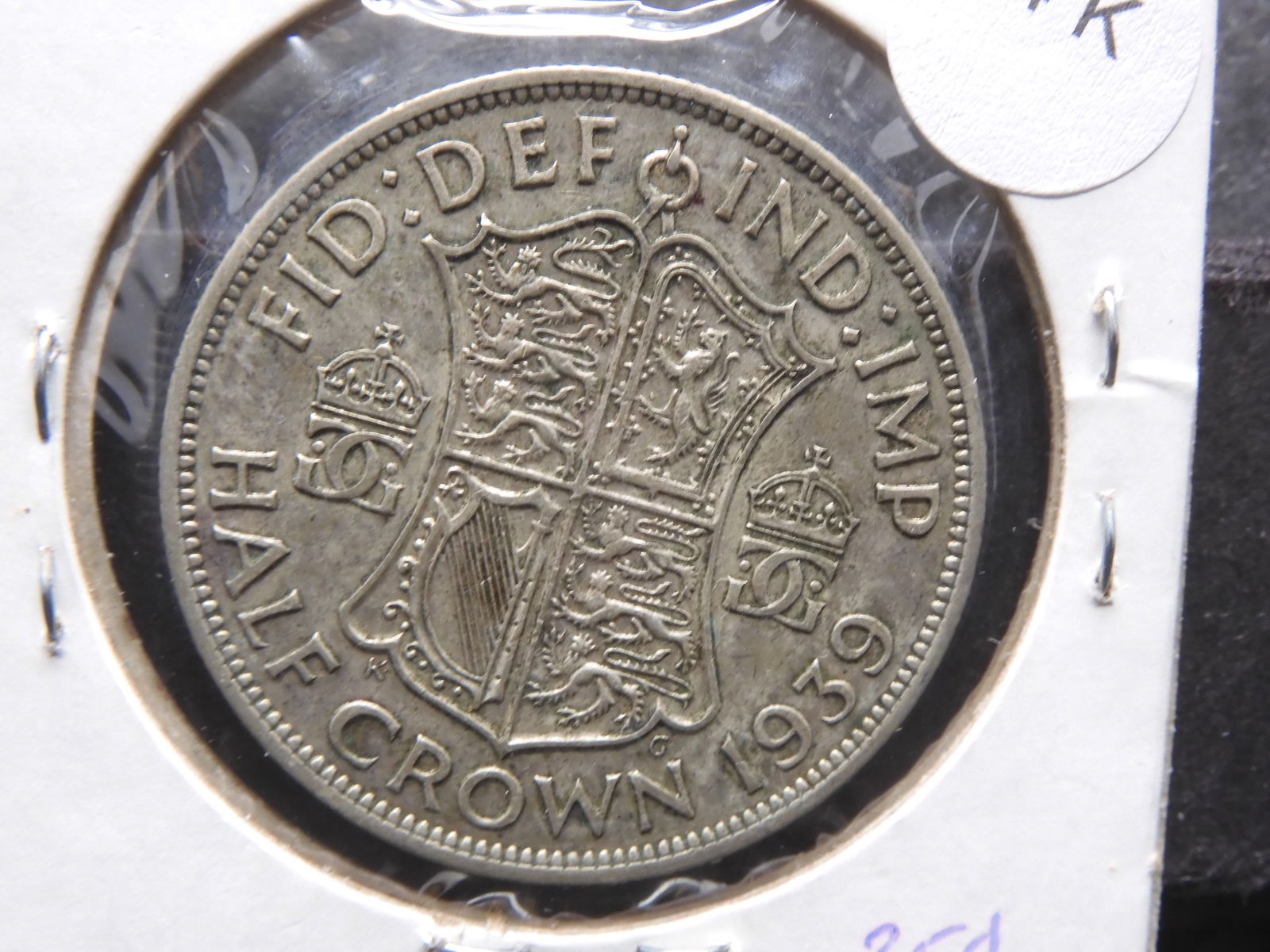 1939 Half Crown from Great Britain 50% Silver High Grade (1 of 3)