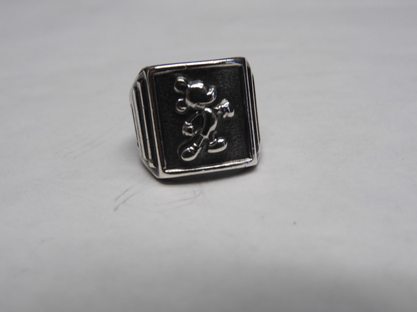 Mickey Mouse Sterling Ring: Mickey Mouse Sterling Ring