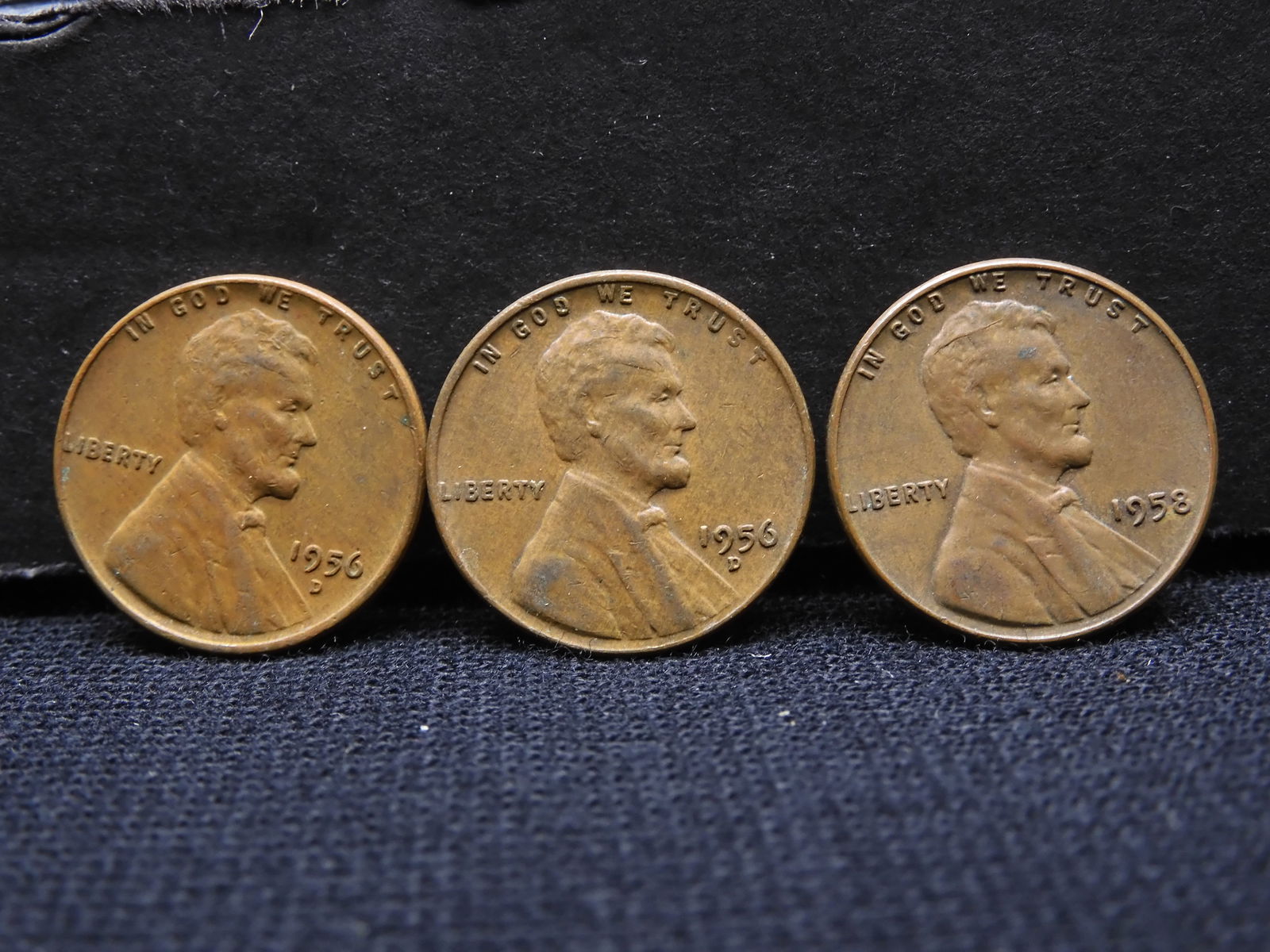 (3) Laminate Error US Copper Pennies (1 of 2)