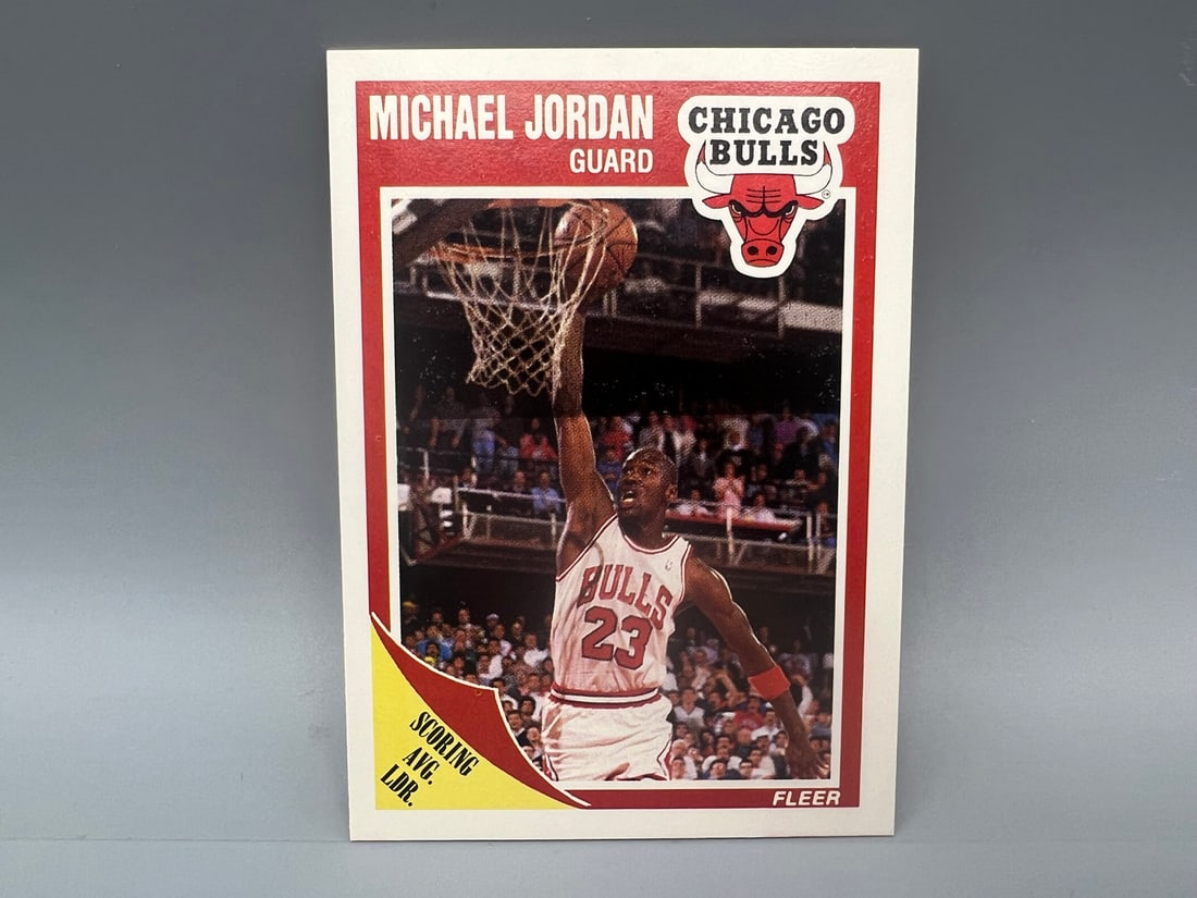 1989 Fleer Michael Jordan #21: 1989 Fleer Michael Jordan #21