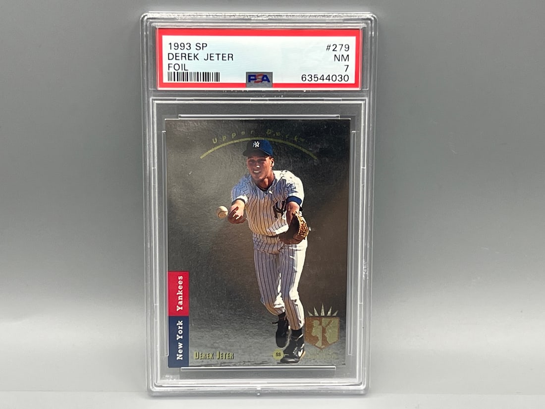 1993 SP Derek Jeter Foil RC #279 PSA NM 7 (1 of 2)