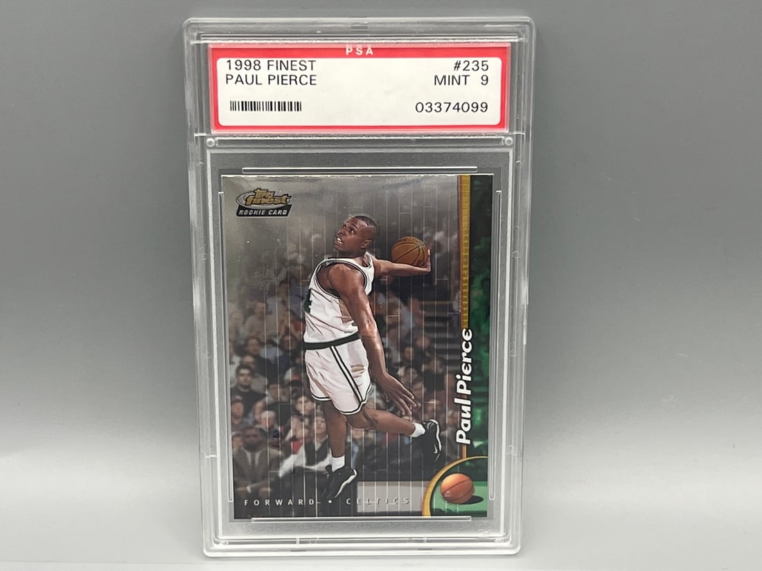 1998 Finest Paul Pierce RC #235 PSA Mint 9 (1 of 2)