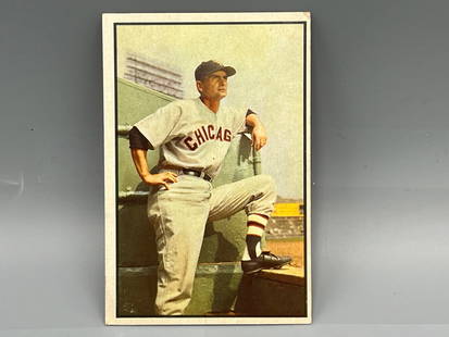 1953 Bowman Color Paul Richards #39: 1953 Bowman Color Paul Richards #39