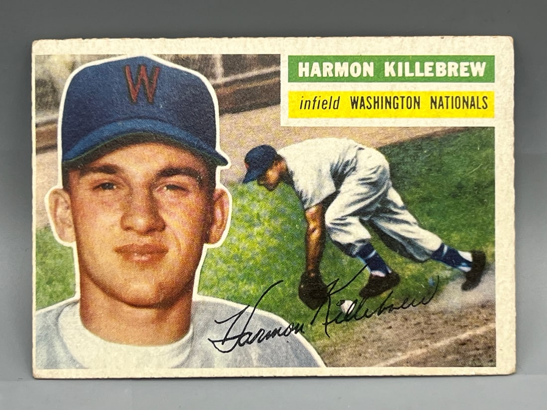 1956 Topps Harmon Killebrew 2nd Year Card #164 (1 of 2)