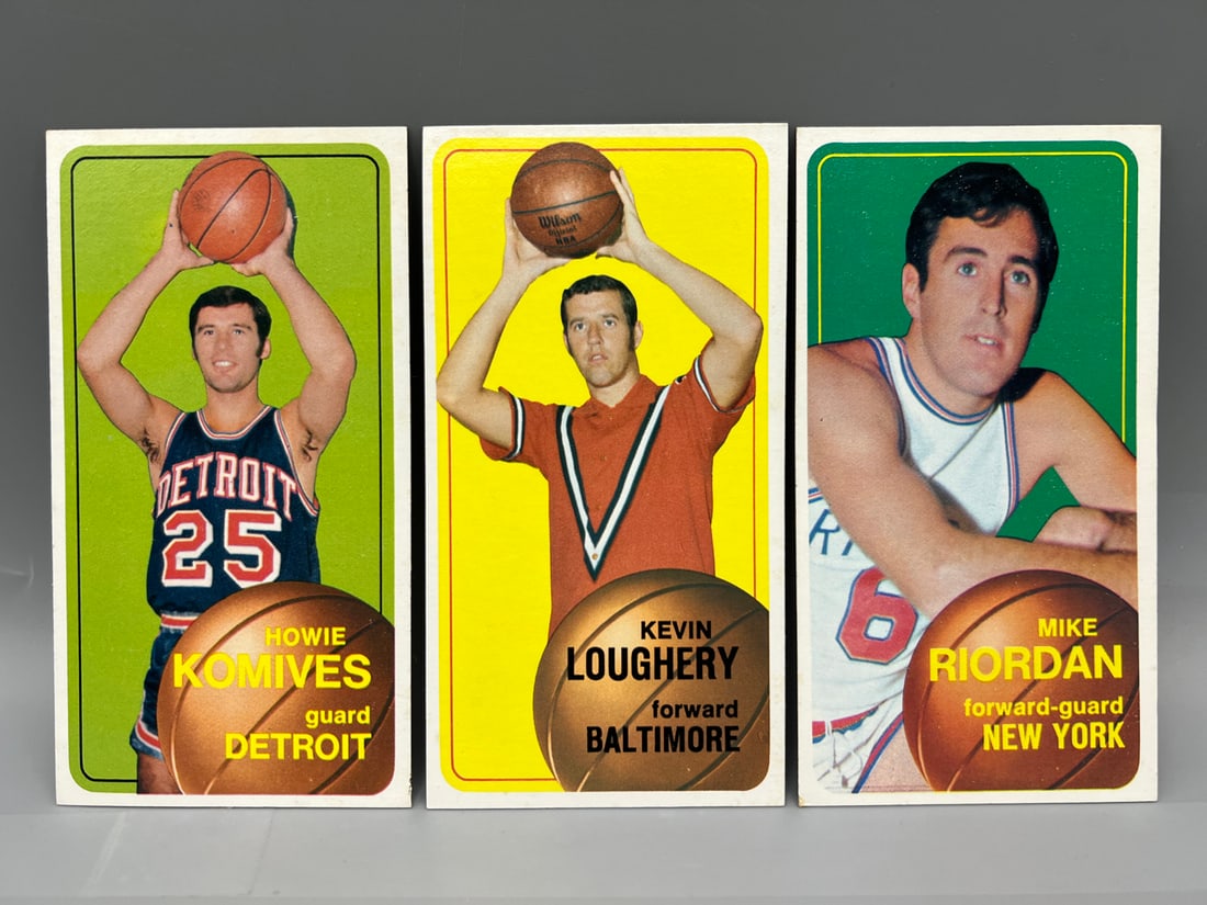 1970-71 Topps Basketball Lot of 3 (1 of 2)