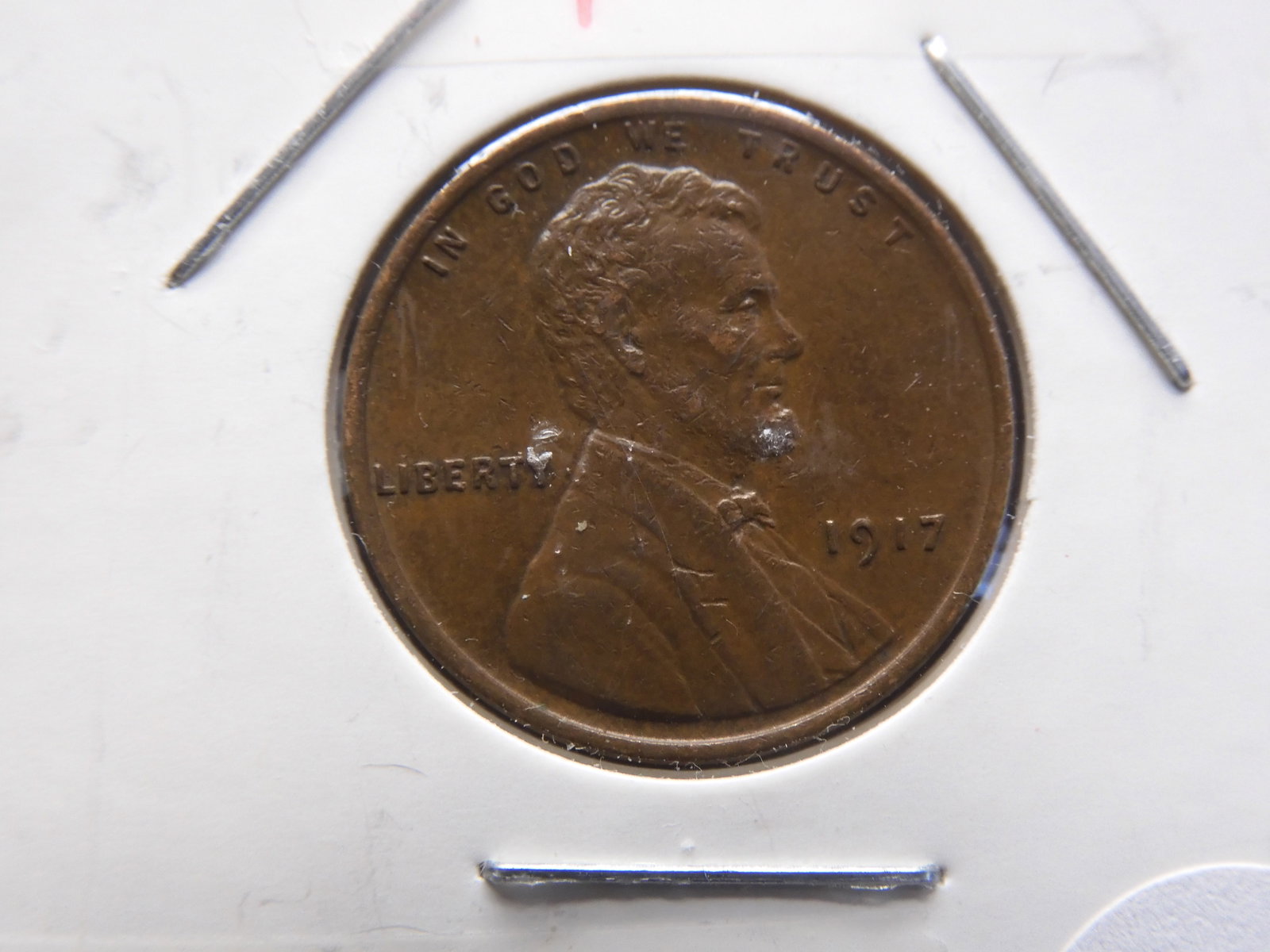 1917 P Lincoln Wheat cent AU - great detail, sharp lines - nice (1 of 3)