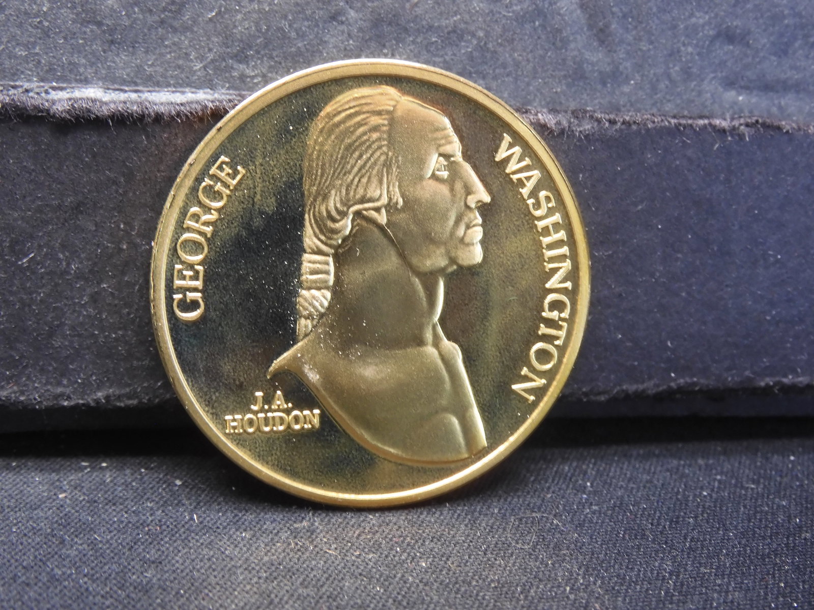 George Washington J A Houdon Coin Mount Vernon Home - UNC: George Washington J A Houdon Coin Mount Vernon Home - UNC