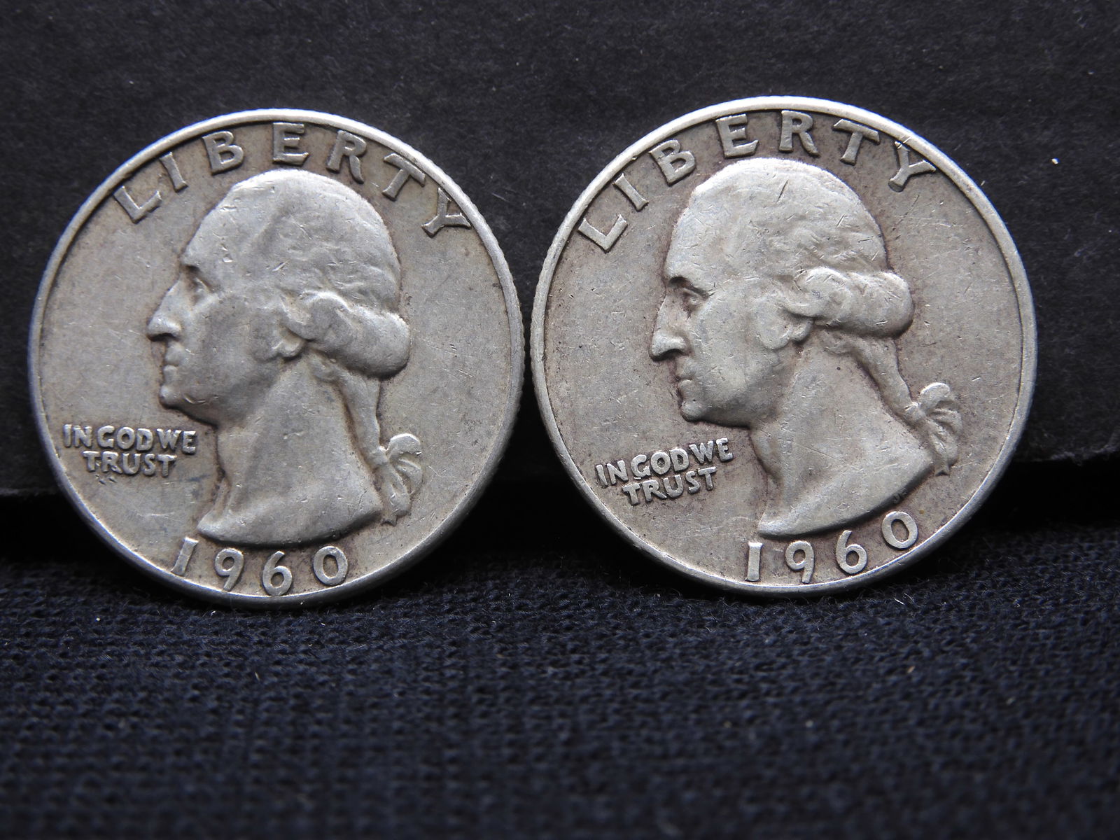 2 1960 Washington Quarters (1 of 2)