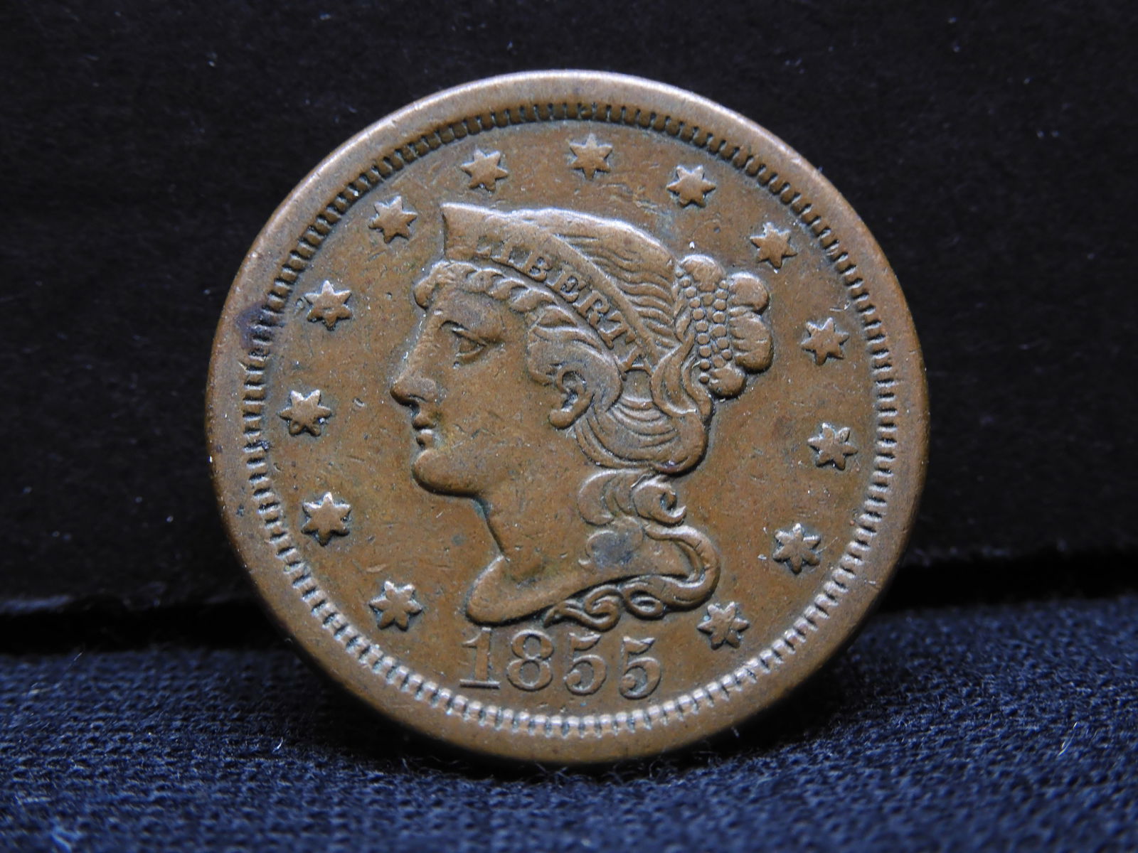 1855 large cent, high grade! (1 of 2)