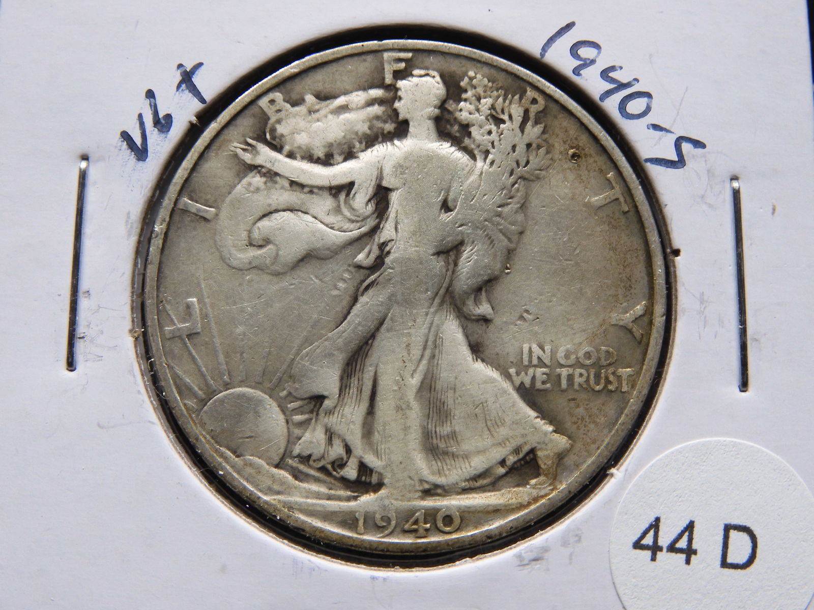 1940-S Silver Walking Liberty Half Dollar (1 of 3)