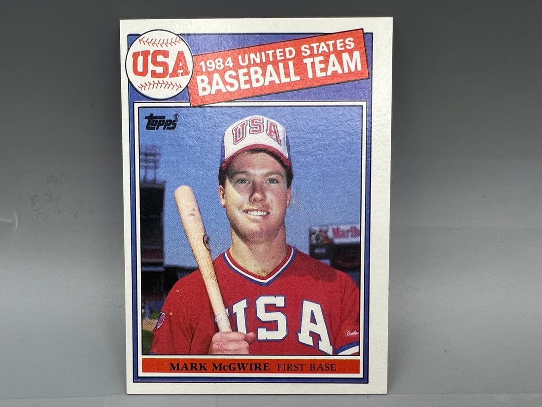 1985 Topps Mark McGwire USA Baseball RC #401 (1 of 2)