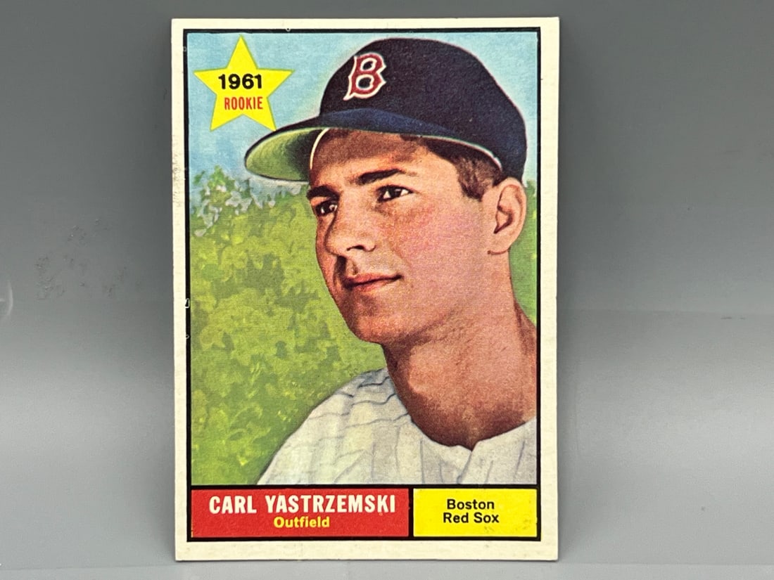 1961 Topps Carl Yastrzemski 2nd Year Card #287: 1961 Topps Carl Yastrzemski 2nd Year Card #287