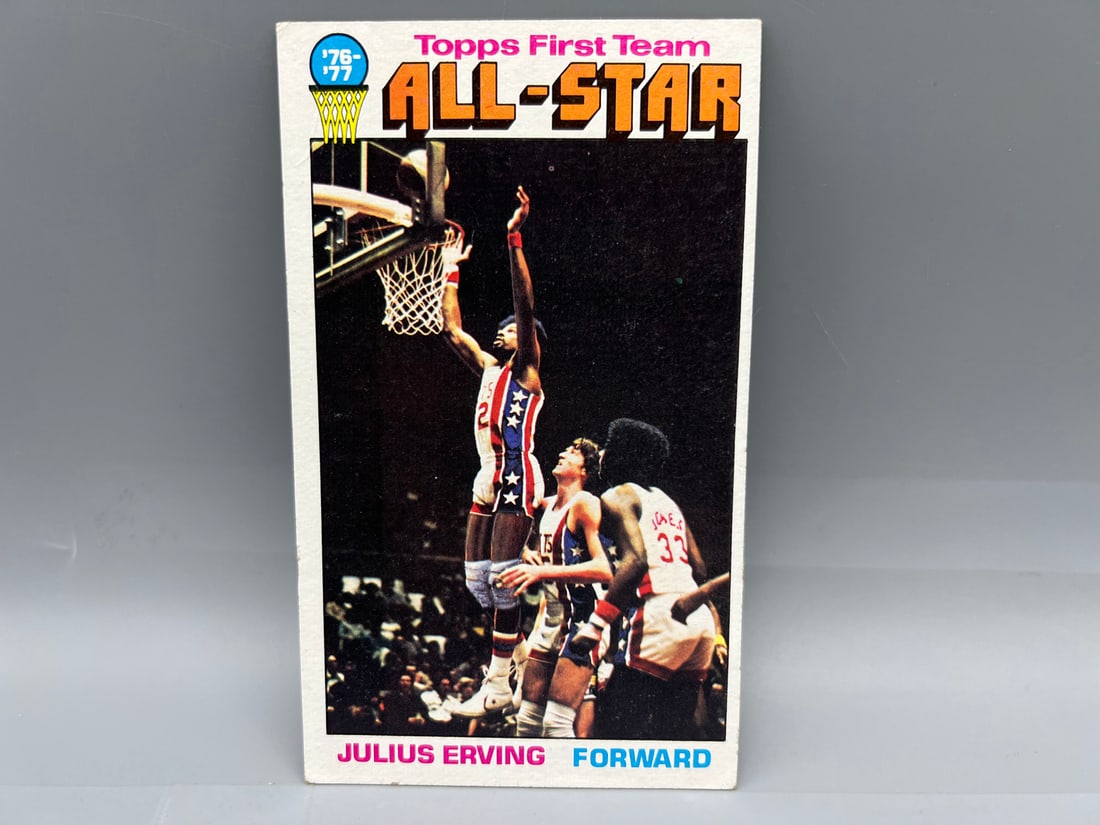 1976-77 Topps Julius Erving All Star #127 (1 of 2)