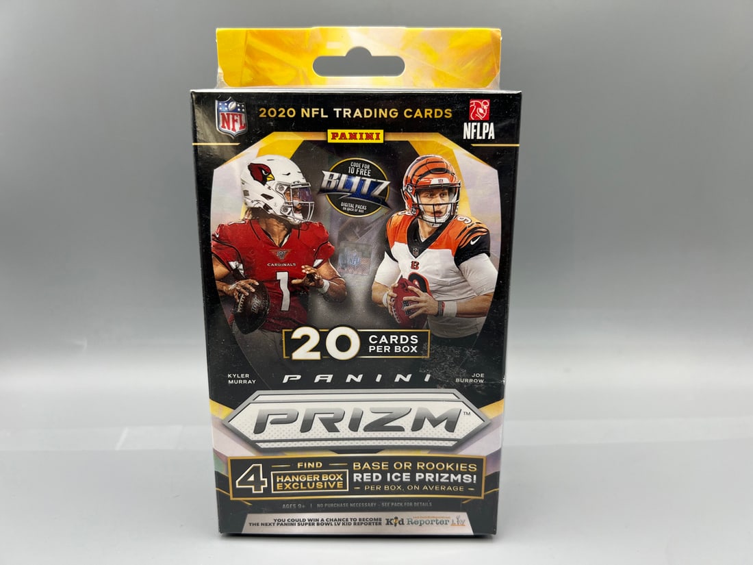 2020 Panini Prizm Football Unopened Hanger Box - Possible Joe Burrow, Justin Herbert, Jalen Hurts &: 2020 Panini Prizm Football Unopened Hanger Box - Possible Joe Burrow, Justin Herbert, Jalen Hurts & Tua Tagovailoa RCs