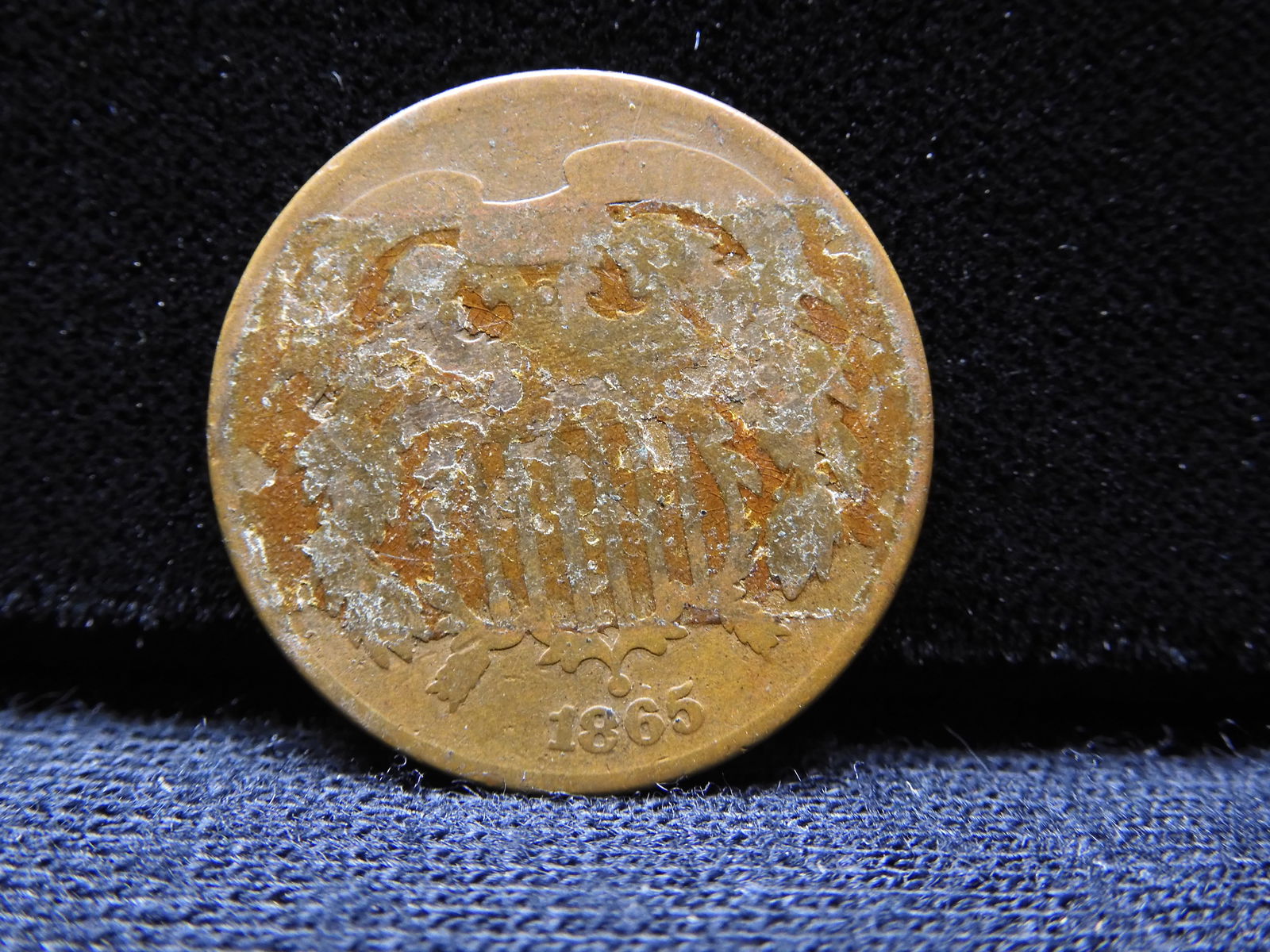 1865 Two 2 Cent Piece - Civil War Date (1 of 2)