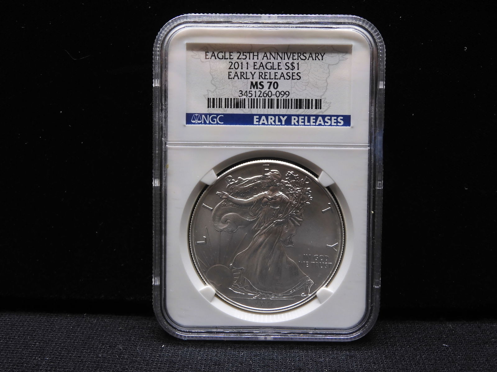2011 American Silver Eagle - NGC MS70 Early Releases (1 of 4)